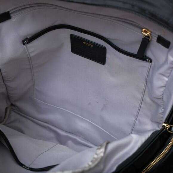 TUMI Voyageur Carson Backpack Womens - Black/Gold EUC